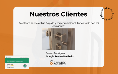 Testimonio Destacado: Experiencia Satisfactoria con Zapatex Cerrajeros